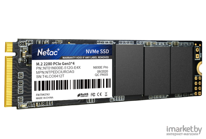 SSD диск Netac 512Gb N930E Pro Series [NT01N930E-512G-E4X]