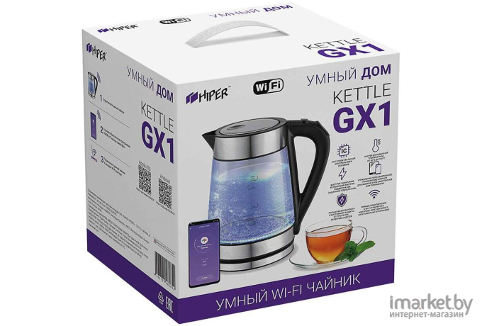 Электрочайник Hiper Smart Kettle GX1 [HIС-KGX01]