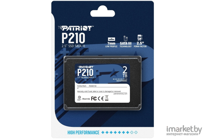 SSD диск Patriot 2.0Tb P210 [P210S2TB25]