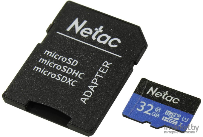 Карта памяти Netac microSDHC 32GB P500 [NT02P500STN-032G-R]
