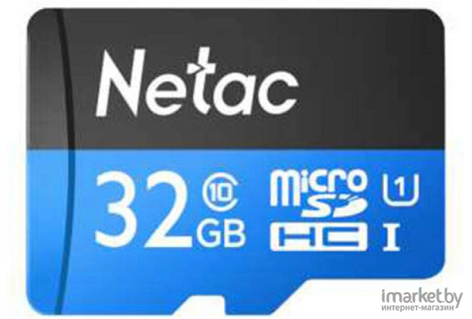 Карта памяти Netac microSDHC 32GB P500 [NT02P500STN-032G-R]