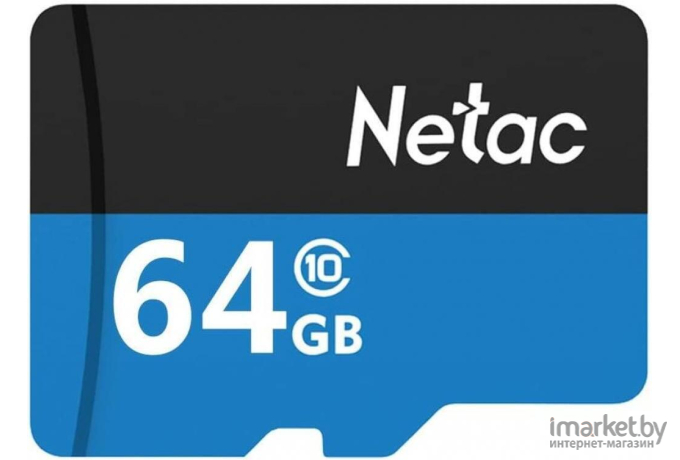 Карта памяти Netac microSDHC 64GB P500 [NT02P500STN-064G-R]