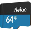 Карта памяти Netac microSDHC 64GB P500 [NT02P500STN-064G-R]