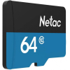 Карта памяти Netac microSDHC 64GB P500 [NT02P500STN-064G-R]