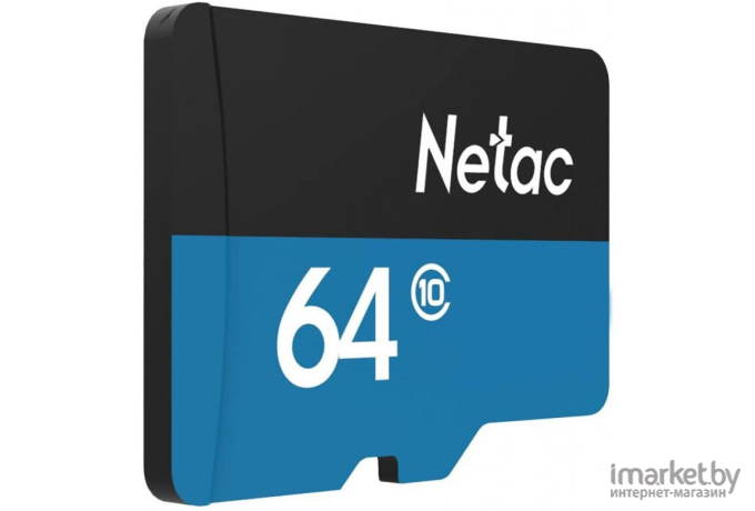 Карта памяти Netac microSDHC 64GB P500 [NT02P500STN-064G-S]