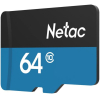 Карта памяти Netac microSDHC 64GB P500 [NT02P500STN-064G-S]