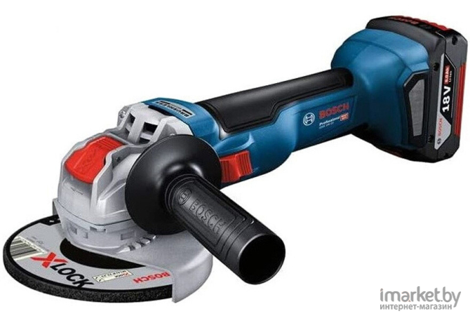 Угловая шлифмашина Bosch GWX 18V-10 L-BOXX [0.601.7B0.102]