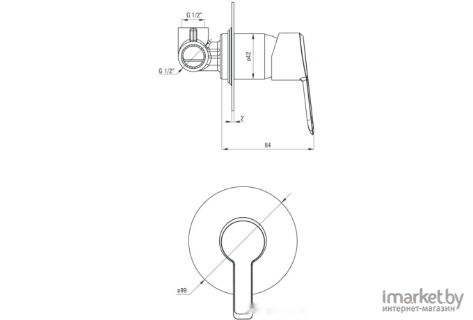 Смеситель Deante Arnika BQA 044L