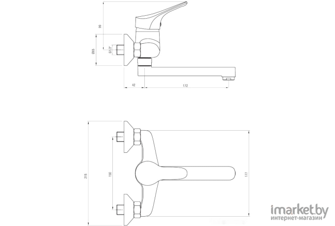 Смеситель Deante Joko BOJ 050M