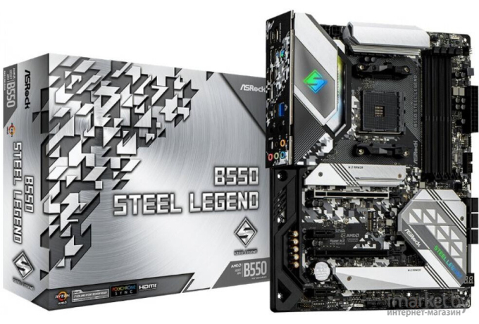 Материнская плата ASRock B550 Steel Legend