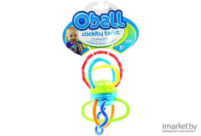 Развивающая игрушка Oball Разноцветная гантелька [81508]