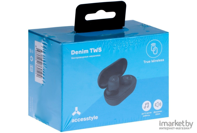 Наушники AccesStyle Denim TWS Black