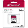 Карта памяти Transcend 64GB SD Card UHS-I U3 A2 (TS64GSDC330S)