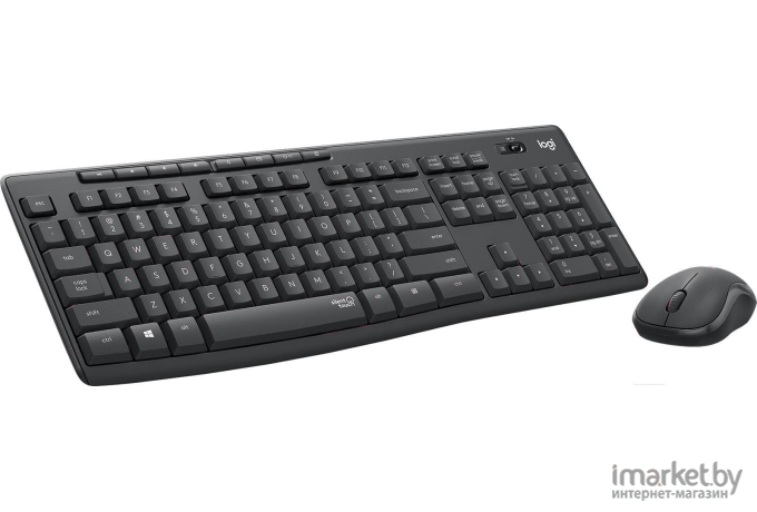 Клавиатура + мышь Logitech MK295 Silent (черный)