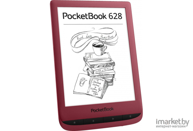 Электронная книга PocketBook 628 Ruby Red (PB628-R-CIS)