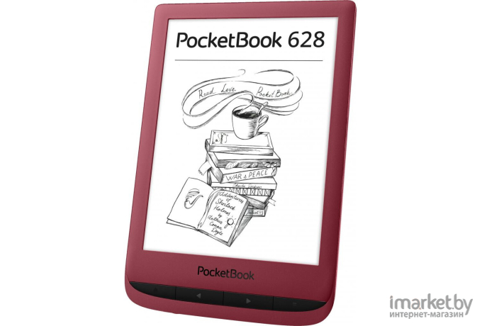 Электронная книга PocketBook 628 Ruby Red (PB628-R-CIS)