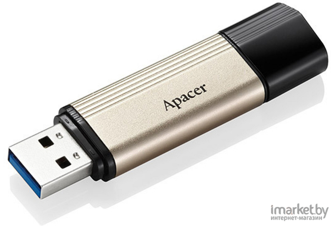 USB Flash Apacer AH353 золотистый 64GB (AP64GAH353C-1)