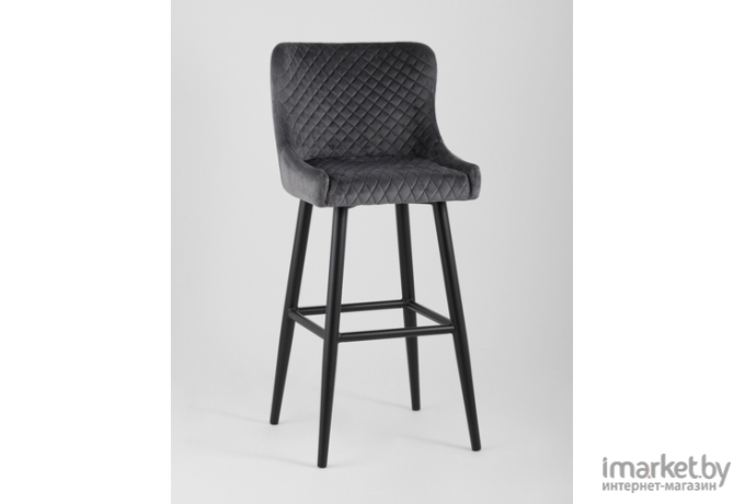 Барный стул Stool Group Ститч велюр серый [MC15CT VELVET HLR-21 DUAL]