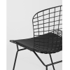 Стул Stool Group Bertoia черный/с черной подушкой [BTY-18-P6 BL/BL]