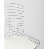 Стул Stool Group Bertoia хромированный/с белой подушкой [BTY-18-P6 CH/WH]