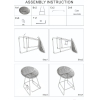 Барный стул Stool Group UFO черный/ с черной подушкой [UFO-24A-P11 BL/BL]