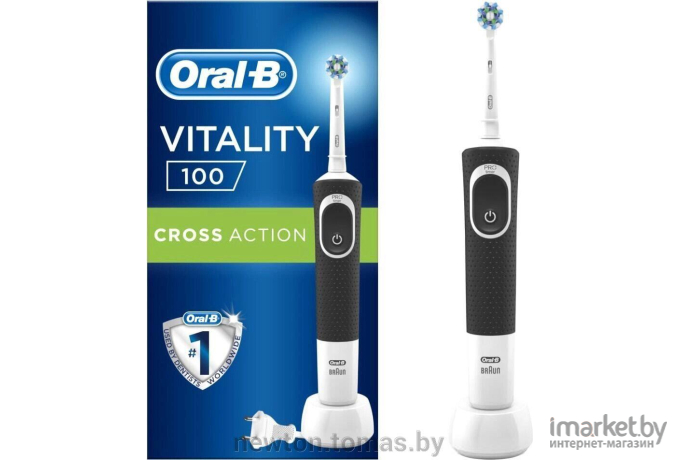 Электрическая зубная щетка Braun Vitality Pro CrossAction D100.413.1 Black