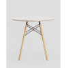 Стол обеденный Stool Group EAMES DSW D80 бежевый [Z-231 66016]