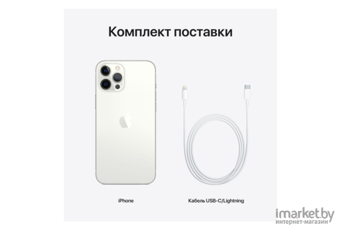 Мобильный телефон Apple iPhone 12 Pro Max 256GB серебристый