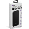 Портативное зарядное устройство Hiper RPX10000 Li-Pol 10000 mAh QC 3A+2.4A 2xUSB 1xType-C черный [RPX10000 BLACK]