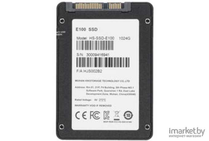 SSD диск Hikvision 1.0TB E100 Series [HS-SSD-E100/1024G]