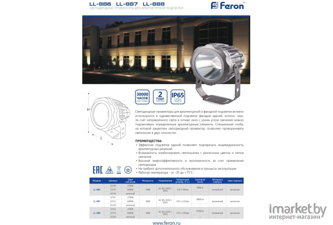 Прожектор Feron 32149