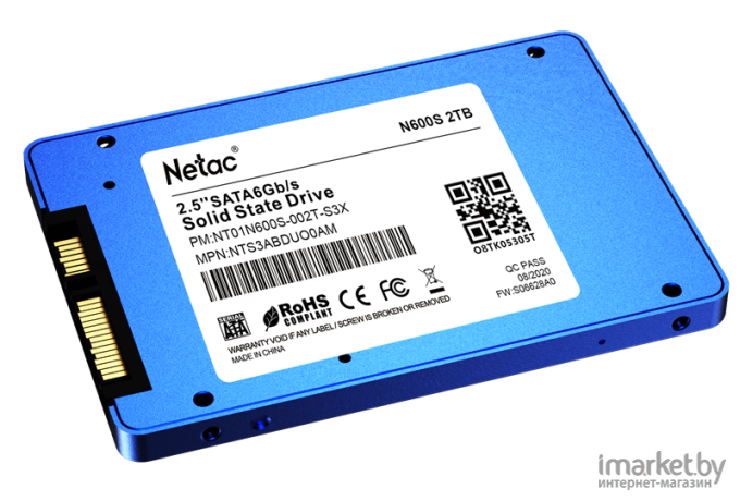 SSD диск Netac 2.5 2.0Tb N600S Series [NT01N600S-002T-S3X]