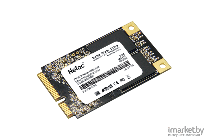 SSD диск Netac mSATA 128Gb N5M Series [NT01N5M-128G-M3X]