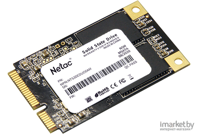 SSD диск Netac mSATA 128Gb N5M Series [NT01N5M-128G-M3X]