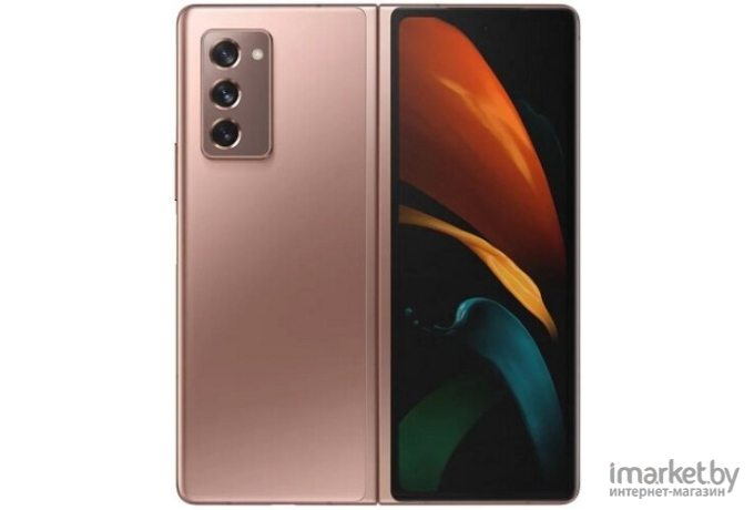 Мобильный телефон Samsung Galaxy Z Fold2 SM-F916B Mystic Bronze [SM-F916BZNQSER]