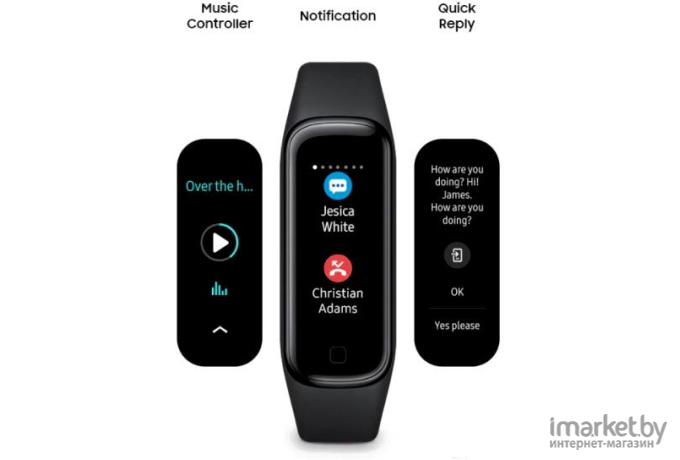 Фитнес-браслет Samsung Galaxy Fit2 SM-R220N Black [SM-R220NZKACIS]