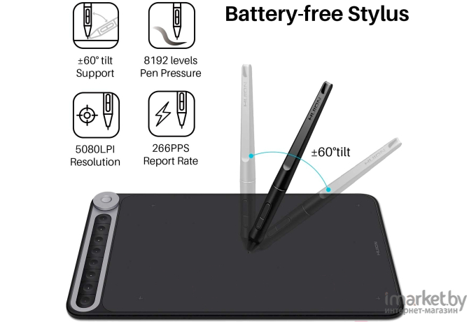 Графический планшет Huion Inspiroy Dial [Q620M]