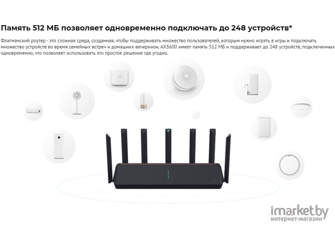 Беспроводной маршрутизатор Xiaomi Mi AIoT Router AX3600 [DVB4251GL]