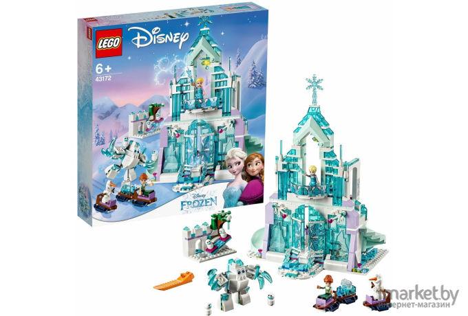 Конструктор LEGO DISNEY Волшебный ледяной замок Эльзы [43172]