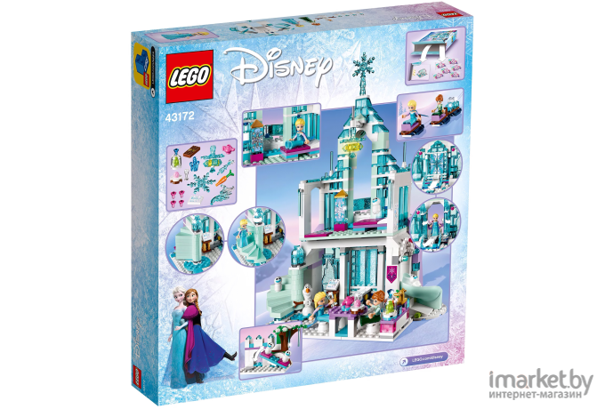 Конструктор LEGO DISNEY Волшебный ледяной замок Эльзы [43172]