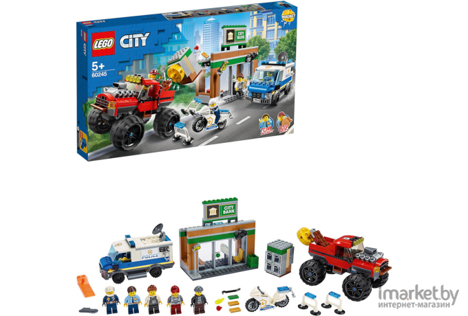 Конструктор LEGO City Ограбление полицейского монстр-трака (60245)