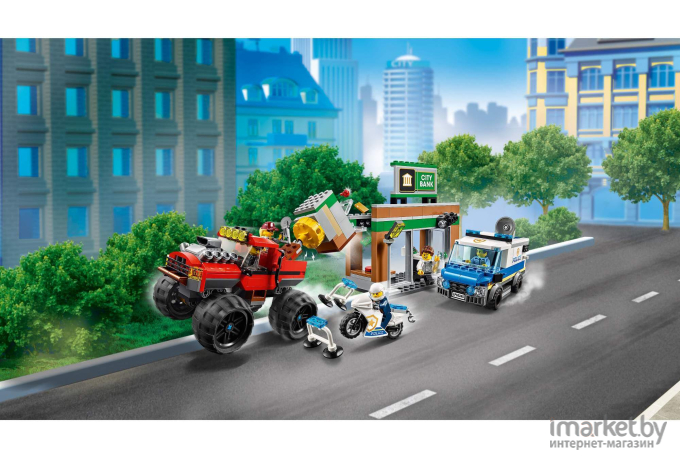 Конструктор LEGO City Ограбление полицейского монстр-трака (60245)