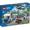 Конструктор LEGO City Полицейский вертолётный транспорт (60244)