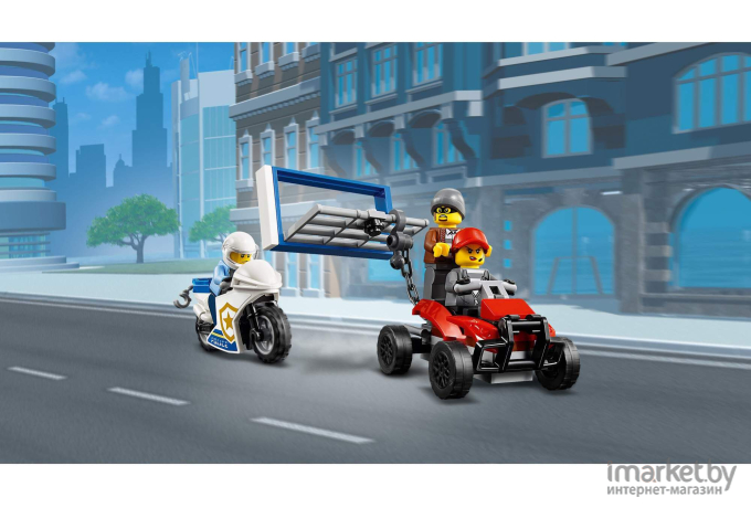 Конструктор LEGO City Полицейский вертолётный транспорт (60244)