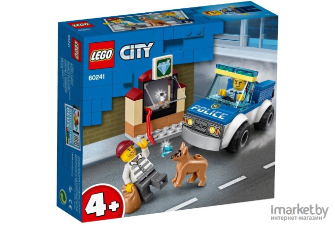 Конструктор LEGO City Полицейский отряд с собакой (60241)