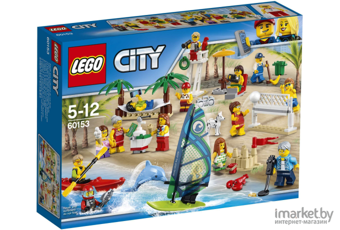 Конструктор LEGO City Отдых на пляже - жители (60153)