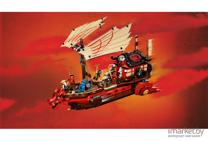 Конструктор LEGO NINJAGO Летающий корабль Мастера Ву [71705]