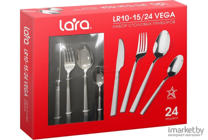 Набор столовых приборов Lara LR10-15/24 Vega