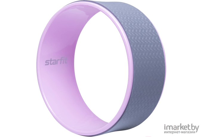 Колесо для йоги Starfit YW-101 32 см серый/розовый