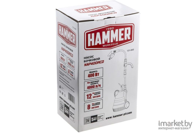 Колодезный насос Hammer NAP400RCD